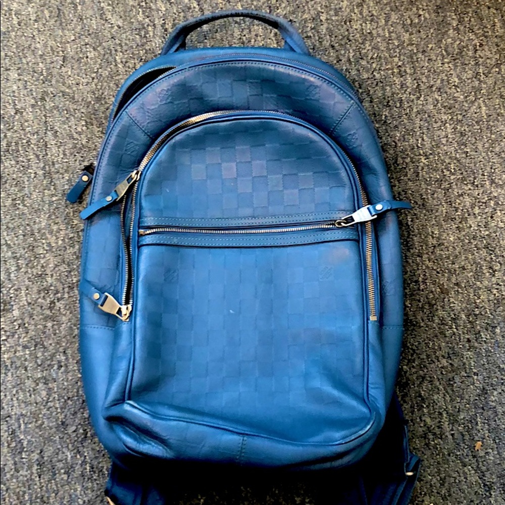 Royal Blue Authentic Louis Vuitton Backpack